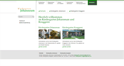Desktop Screenshot of kindergaerten.krankenhausjohanneum.de