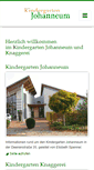 Mobile Screenshot of kindergaerten.krankenhausjohanneum.de